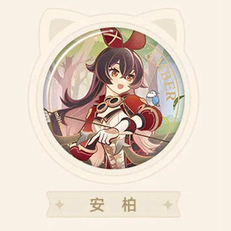 Genshin Impact Genius Invokation TCG Character Badges