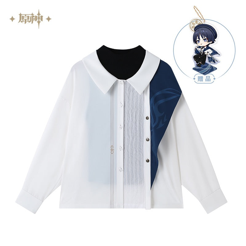 Genshin Impact Wanderer Impression Shirt & Knit Set