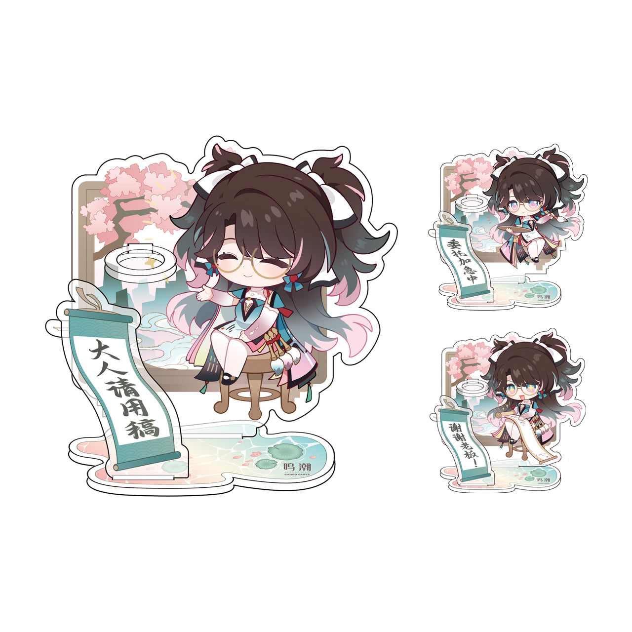 Wuthering Waves - Resonator Themed Chibi Zhezhi Acrylic Pen Holder
