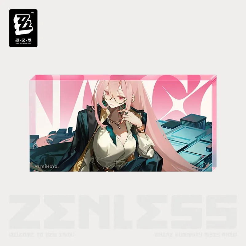 【Pre-Order】Zenless Zone Zero - Frequencies Visuals Series Tsukishiro Yanagi Badge/Acrylic Block/Laser Ticket Set