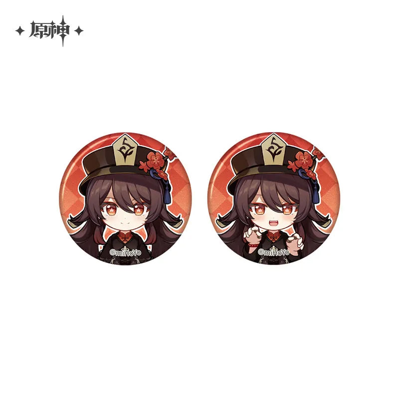 Genshin Impact - The Snapshot of a Jade-Covered Screen Series Mini Badges Set