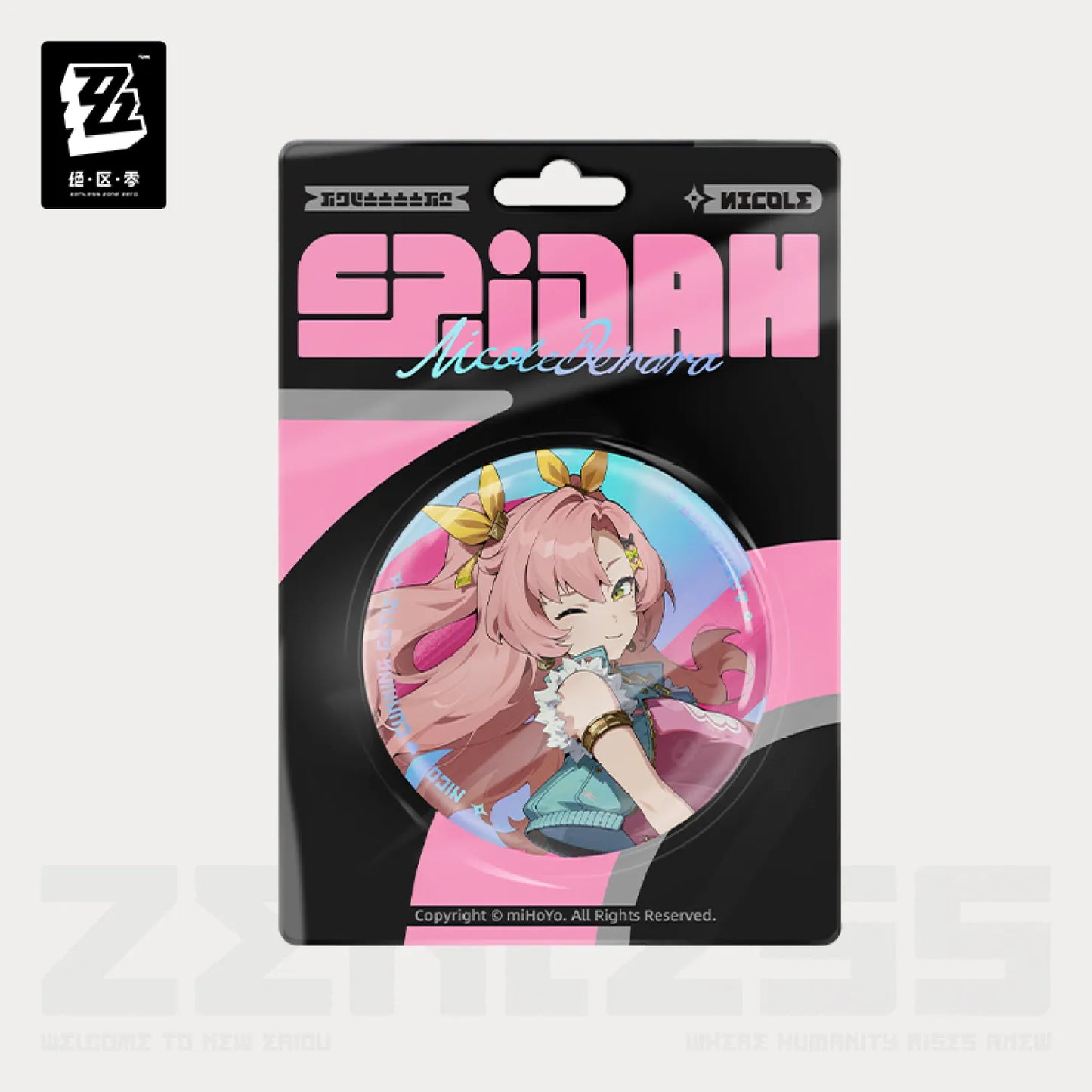 【Pre-Order】Zenless Zone Zero - New Eridu Fashion Series Tinplate Badge: Astra Yao / Ellen / Nicole