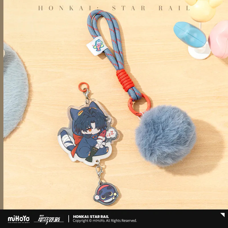 【Pre-Order】Honkai: Star Rail - Boys' Dormitory Series Chibi Characte Acrylic Keychain
