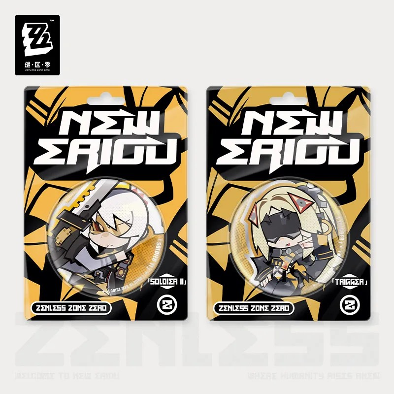 【Pre-Order】Zenless Zone Zero - New Eridu Series Chibi Tinplate Badge: Obol Squad