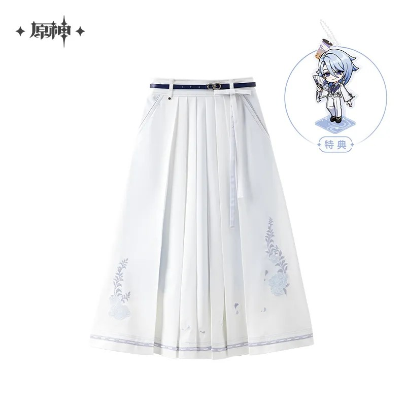 【Pre-Order】Genshin Impact - Kamisato Ayato Impression Long Pleated Skirt