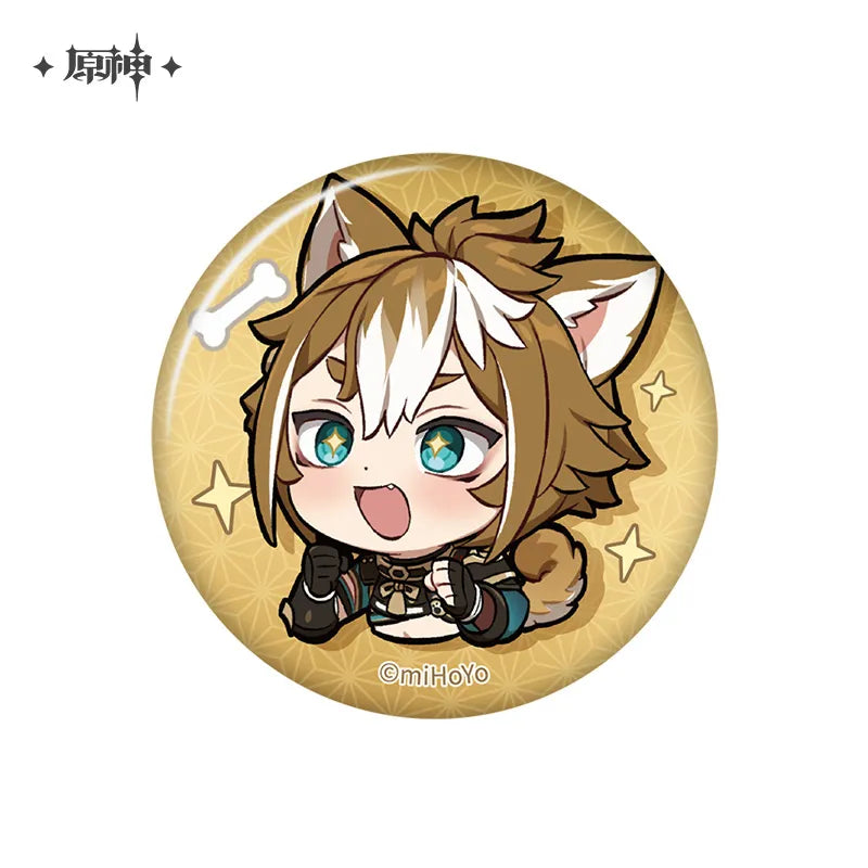 Genshin Impact Inazuma Chibi Emoji Character Badges Ver2