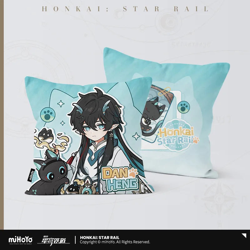 Honkai: Star Rail - Little Cat Series Collection Card Square pillow