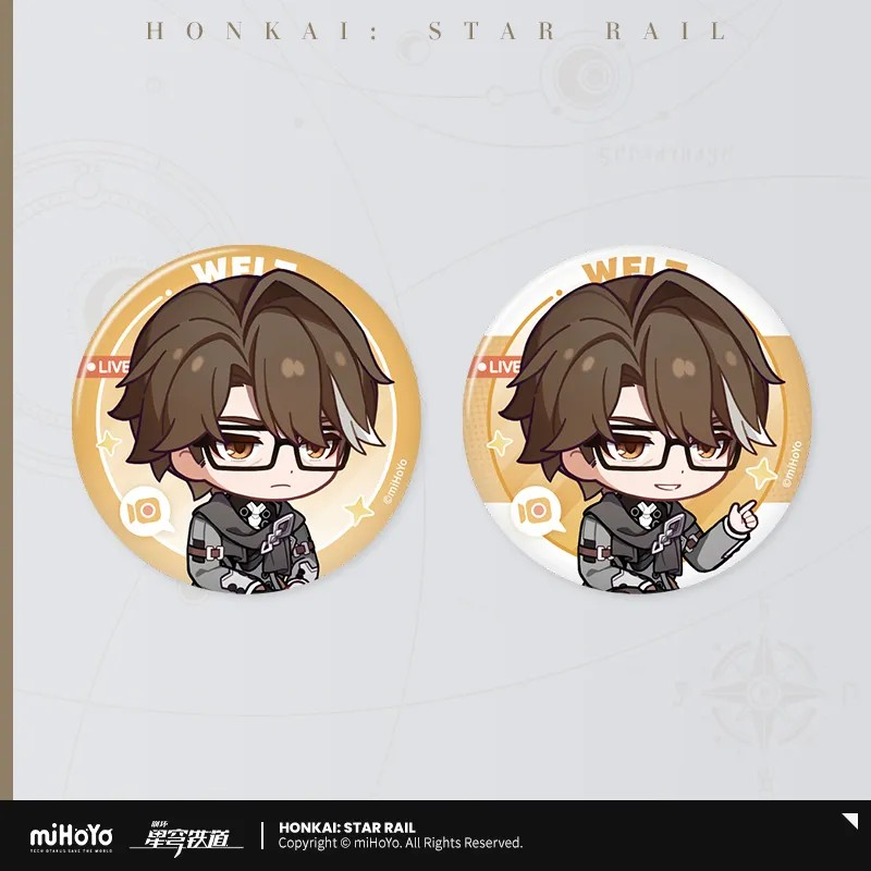 Honkai: Star Rail - Owlbert’s Reception Room Series Badge Set
