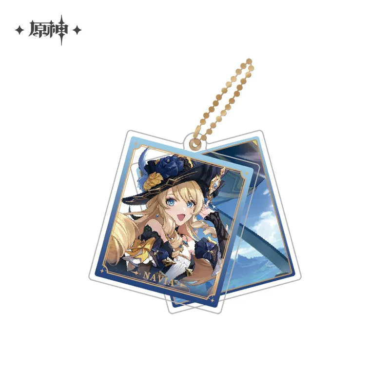 Genshin Impact Theme Double Piece Acrylic Keychain