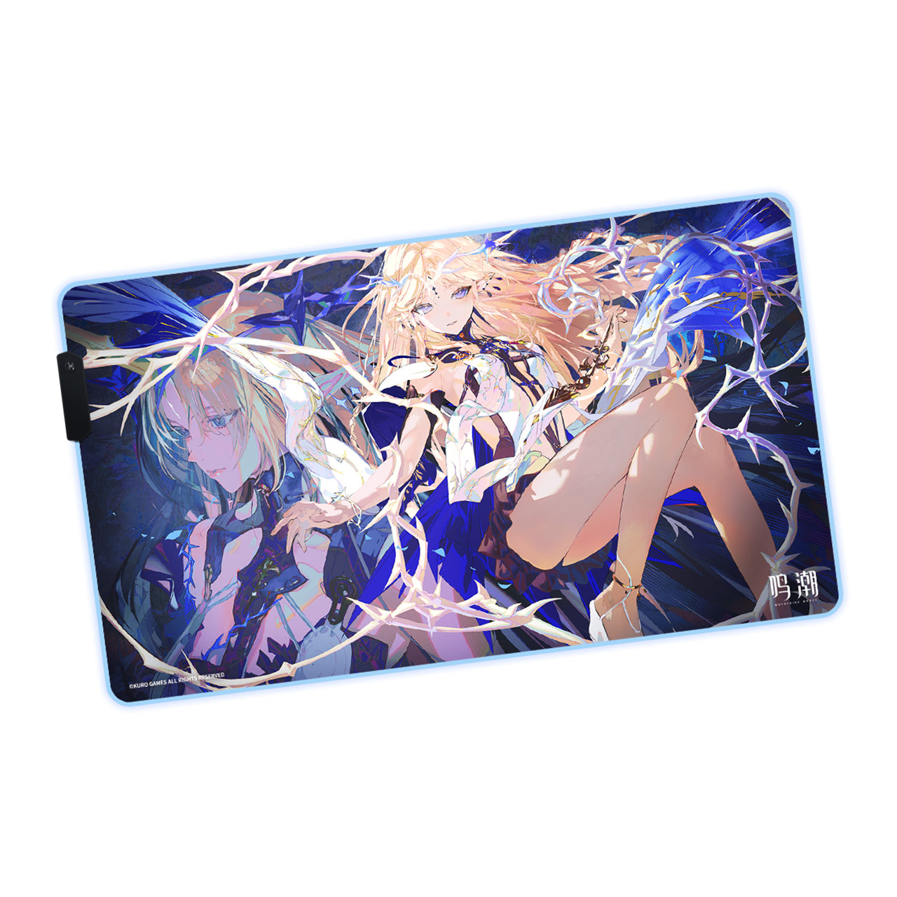 【Pre-Order】Wuthering Waves - Against the Tides Themed RGB Glowing Mouse Pad
