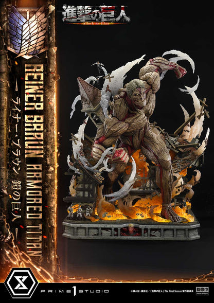 [Pre-order] Attack on Titan - Reiner Braun Armored Titan Ultimate Diorama Masterline Statue