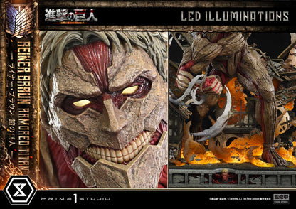 [Pre-order] Attack on Titan - Reiner Braun Armored Titan Ultimate Diorama Masterline Statue