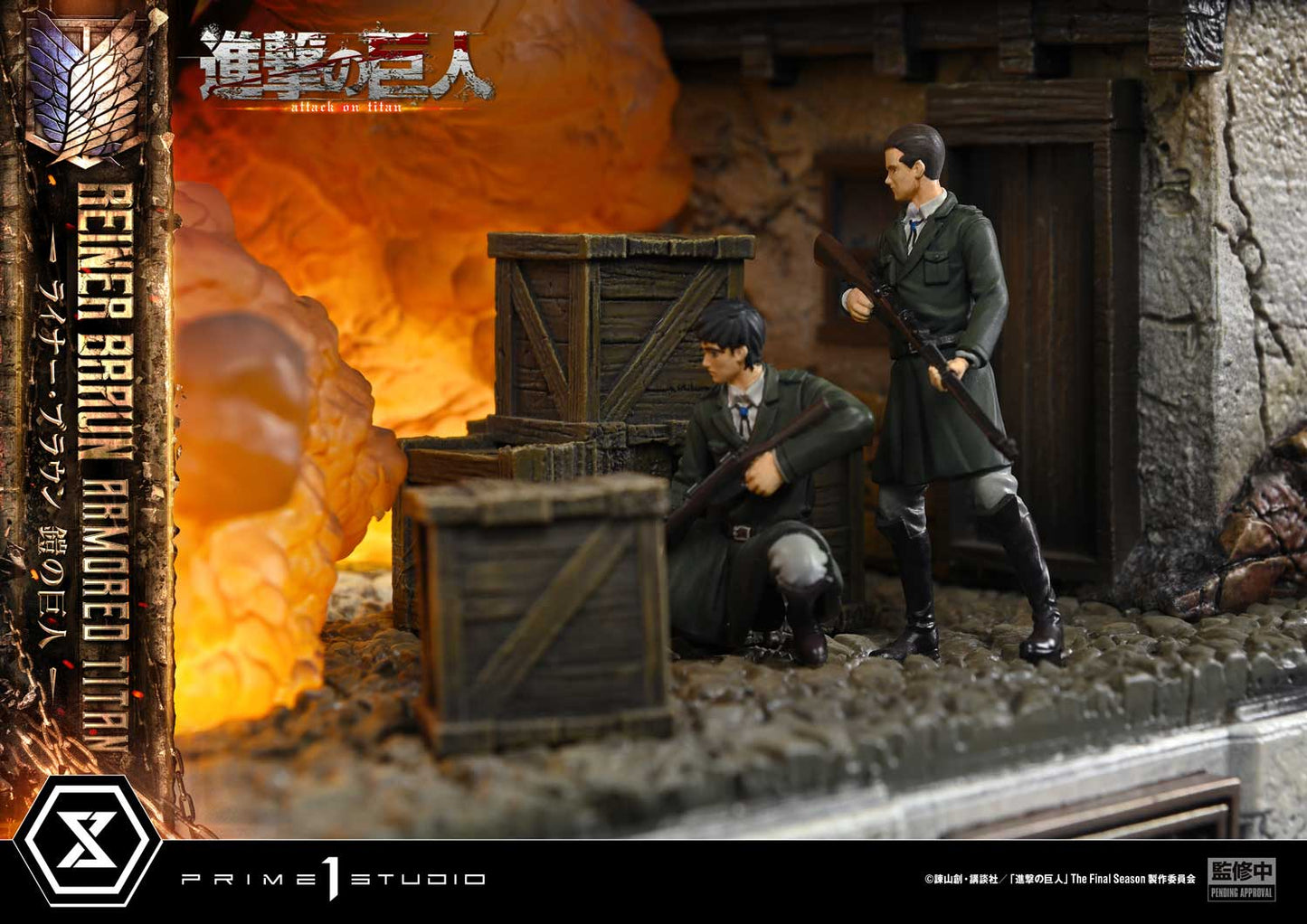 [Pre-order] Attack on Titan - Reiner Braun Armored Titan Ultimate Diorama Masterline Statue