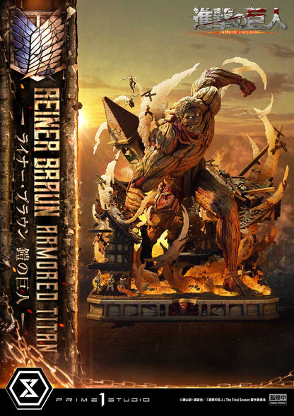 [Pre-order] Attack on Titan - Reiner Braun Armored Titan Ultimate Diorama Masterline Statue
