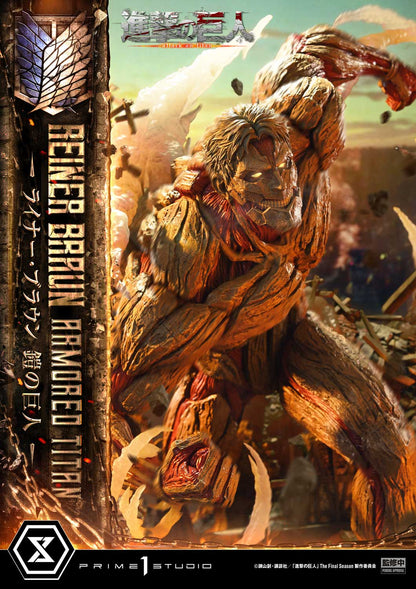 [Pre-order] Attack on Titan - Reiner Braun Armored Titan Ultimate Diorama Masterline Statue