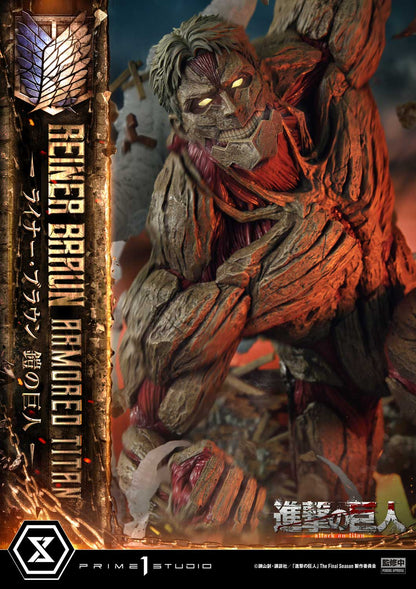 [Pre-order] Attack on Titan - Reiner Braun Armored Titan Ultimate Diorama Masterline Statue
