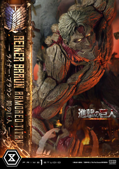 [Pre-order] Attack on Titan - Reiner Braun Armored Titan Ultimate Diorama Masterline Statue