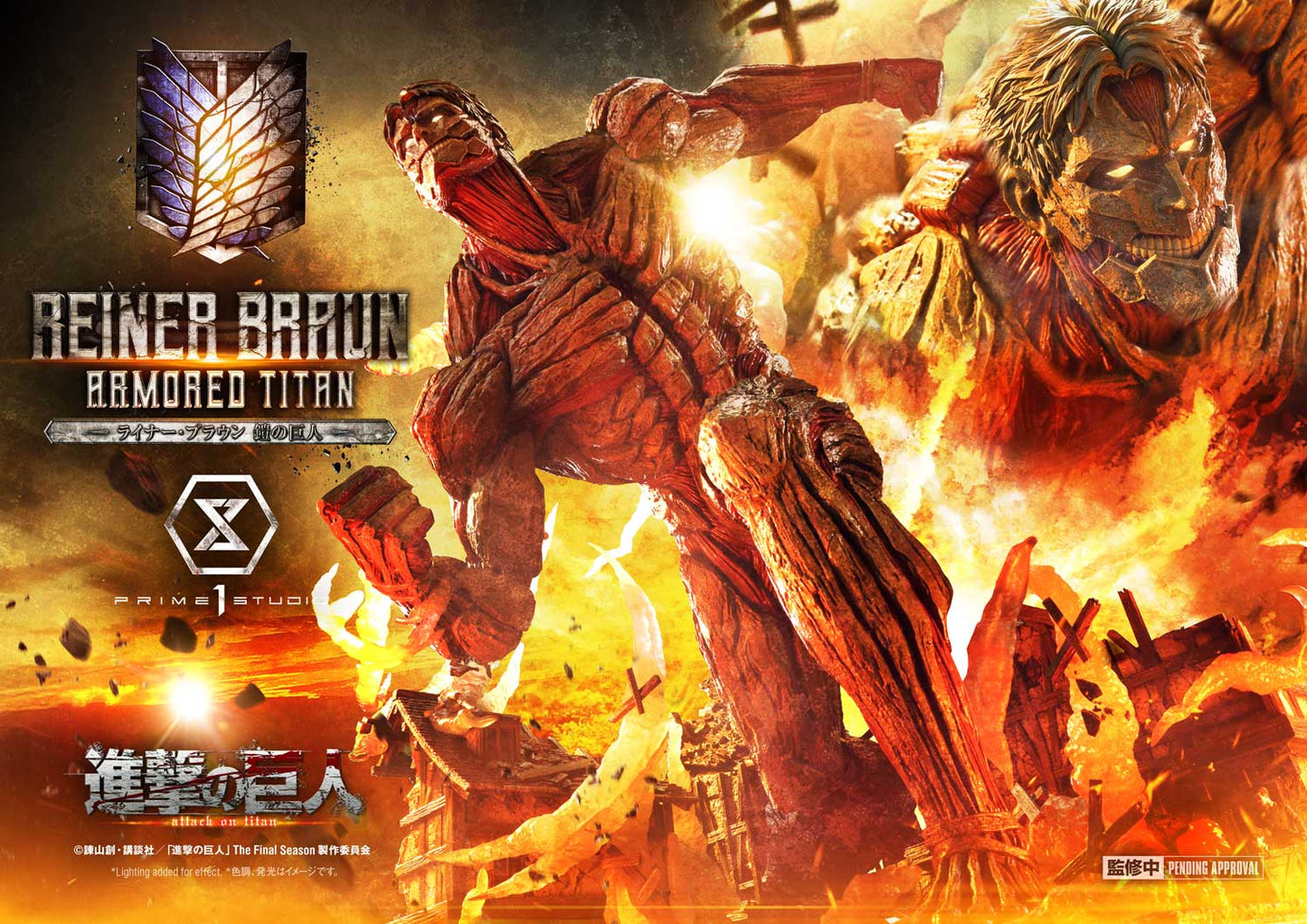 [Pre-order] Attack on Titan - Reiner Braun Armored Titan Ultimate Diorama Masterline Statue