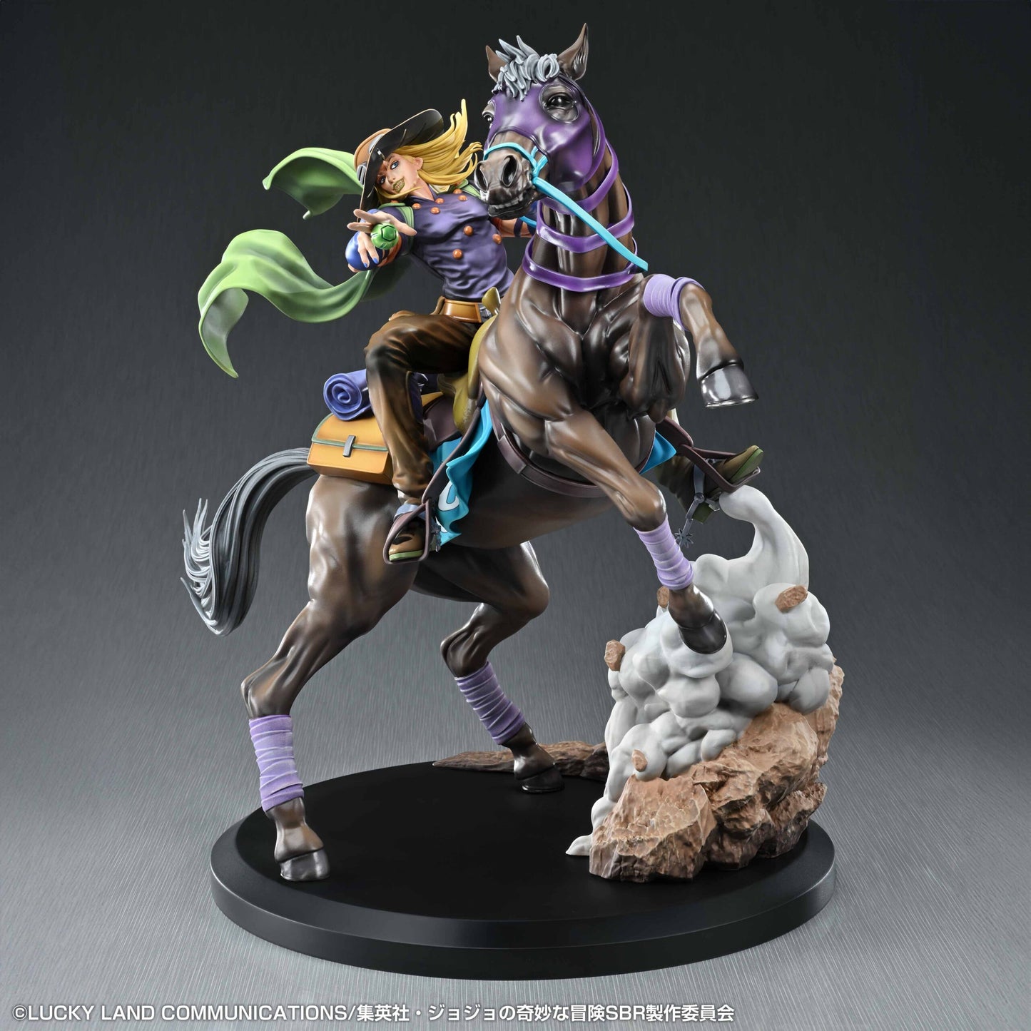 [Pre-order] JoJo's Bizarre Adventure Steel Ball Run - Gyro Zeppeli & Valkyrie Super Figure Art Collection