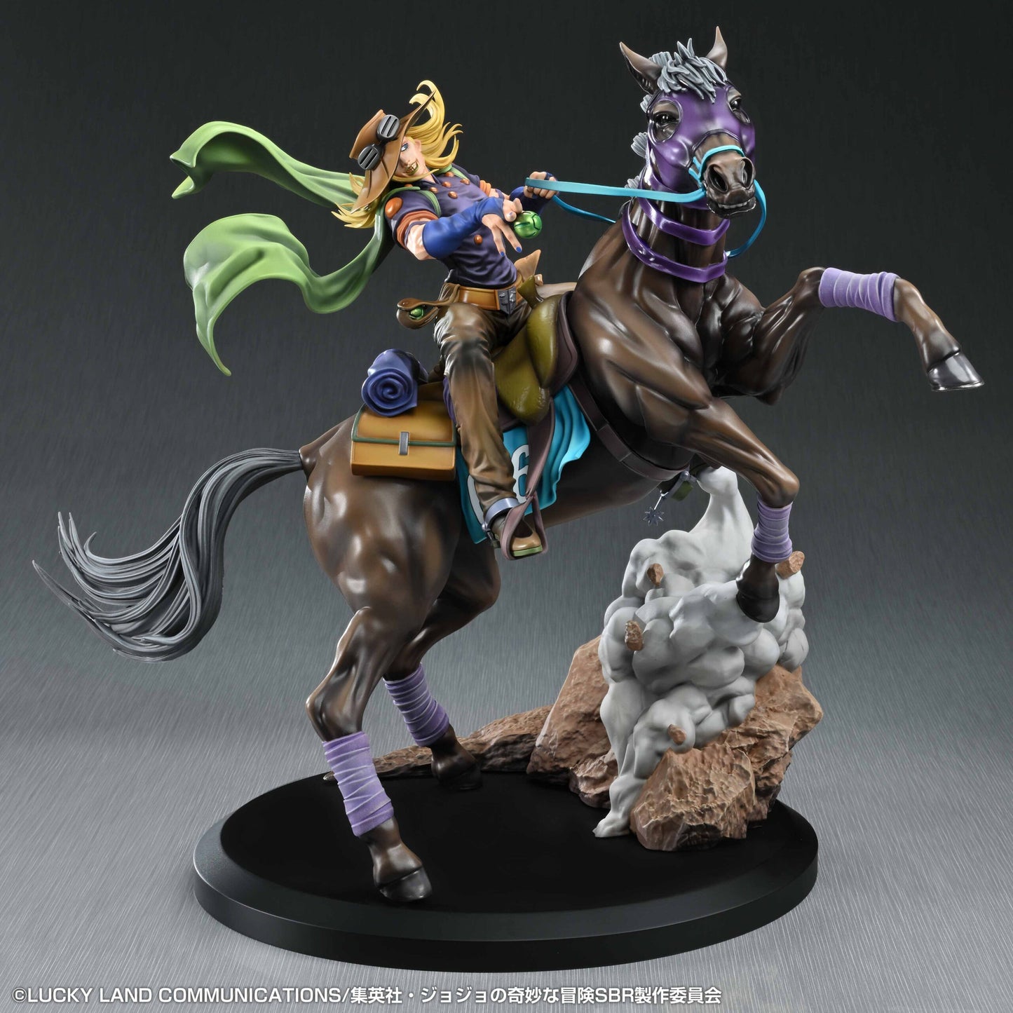 [Pre-order] JoJo's Bizarre Adventure Steel Ball Run - Gyro Zeppeli & Valkyrie Super Figure Art Collection