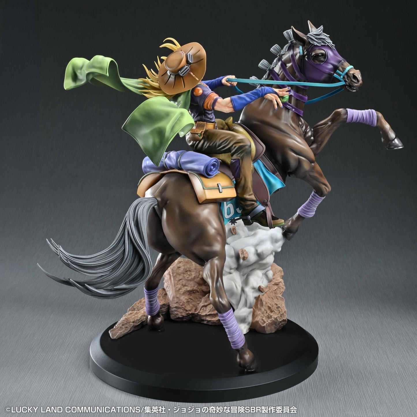 [Pre-order] JoJo's Bizarre Adventure Steel Ball Run - Gyro Zeppeli & Valkyrie Super Figure Art Collection