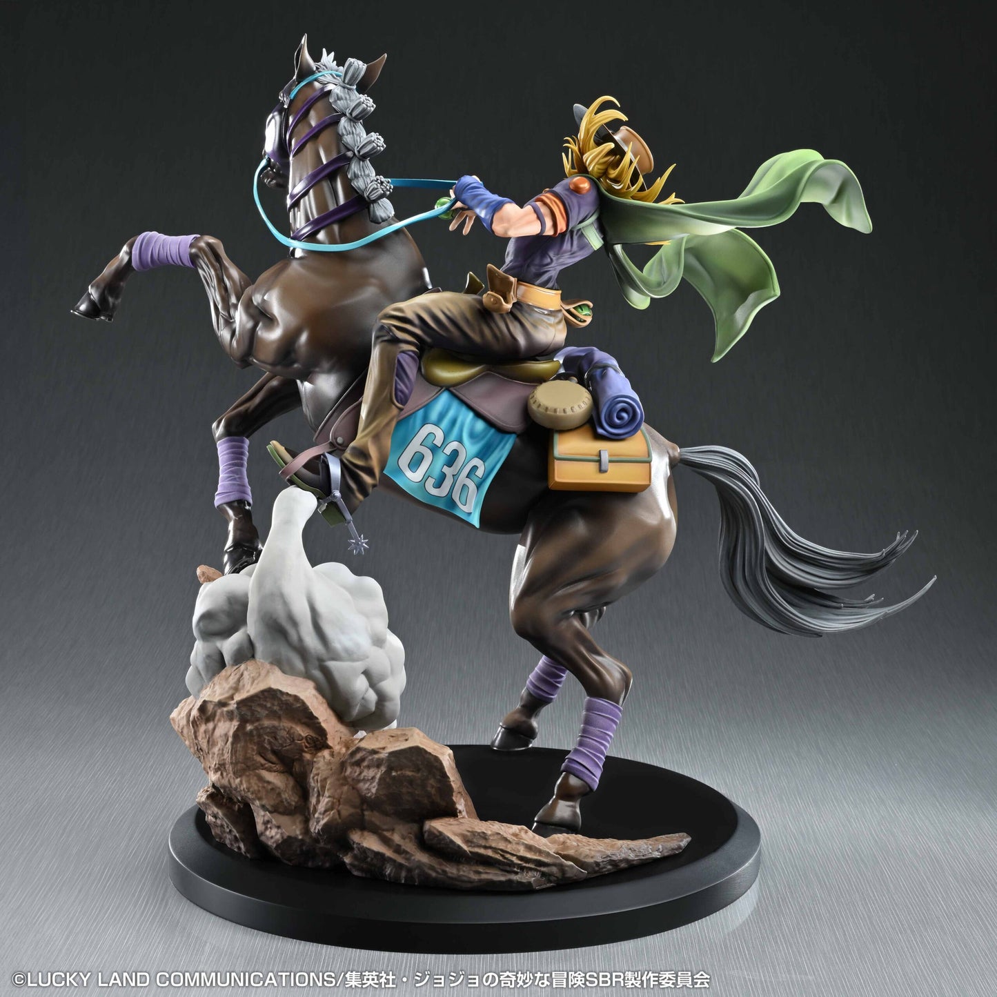 [Pre-order] JoJo's Bizarre Adventure Steel Ball Run - Gyro Zeppeli & Valkyrie Super Figure Art Collection