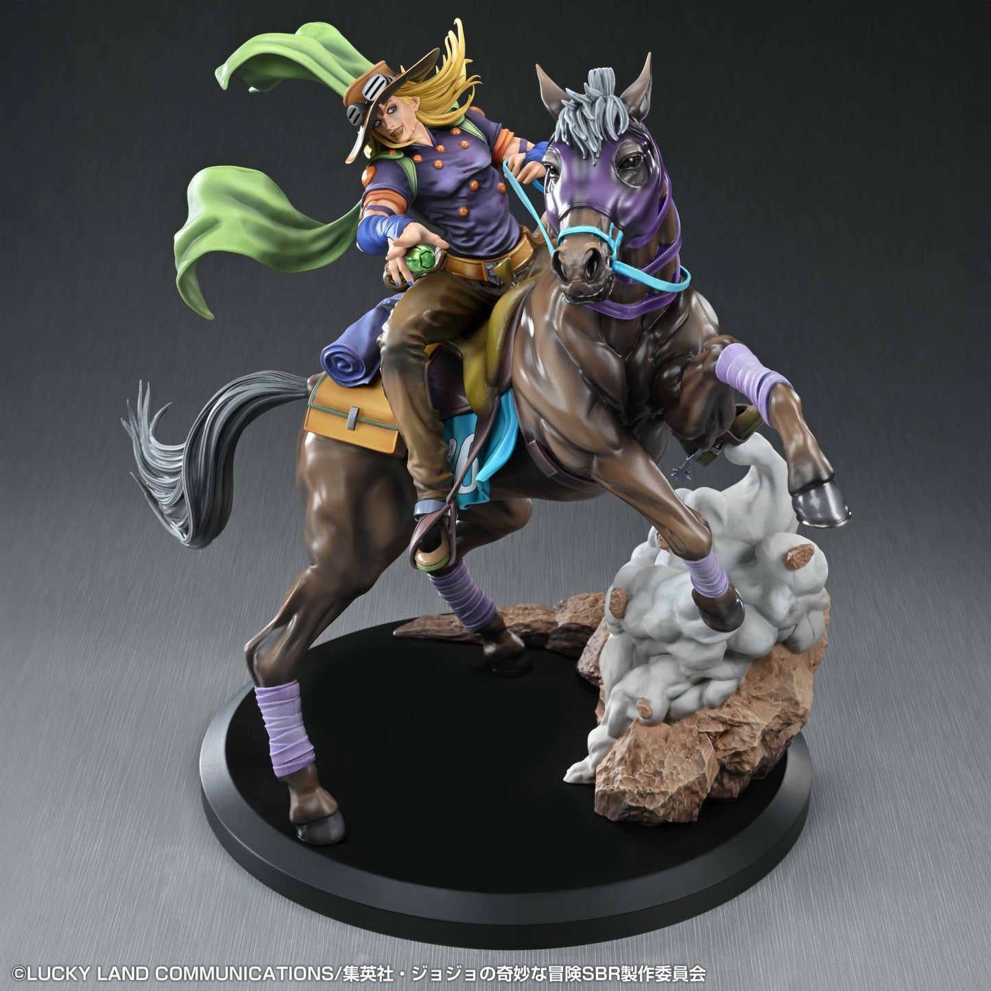 [Pre-order] JoJo's Bizarre Adventure Steel Ball Run - Gyro Zeppeli & Valkyrie Super Figure Art Collection