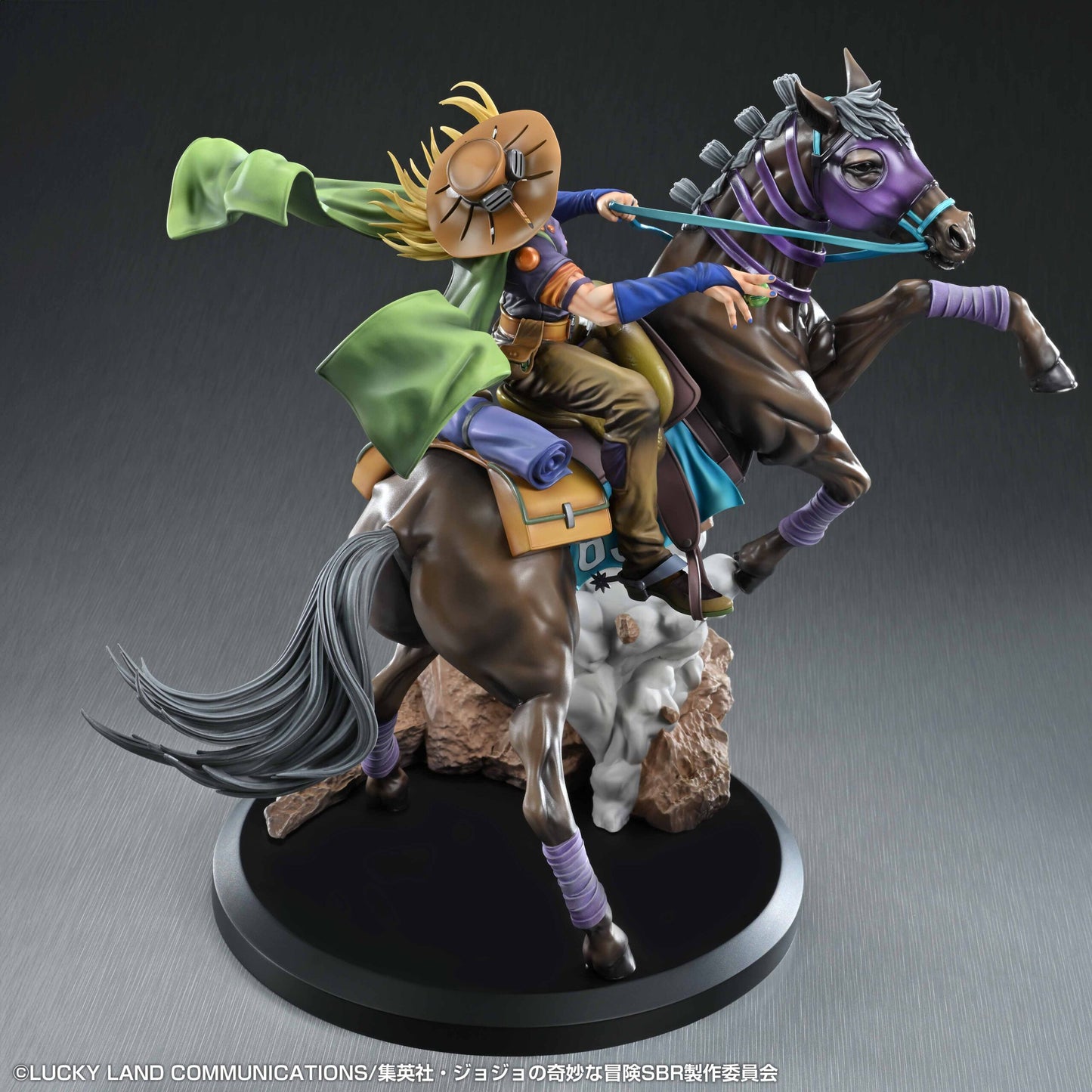 [Pre-order] JoJo's Bizarre Adventure Steel Ball Run - Gyro Zeppeli & Valkyrie Super Figure Art Collection