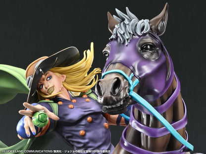 [Pre-order] JoJo's Bizarre Adventure Steel Ball Run - Gyro Zeppeli & Valkyrie Super Figure Art Collection