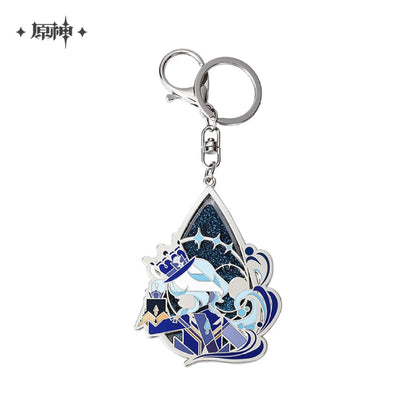 【Pre-Order】Genshin Impact - Furina · Stage Focus Quicksand Metal Keychain