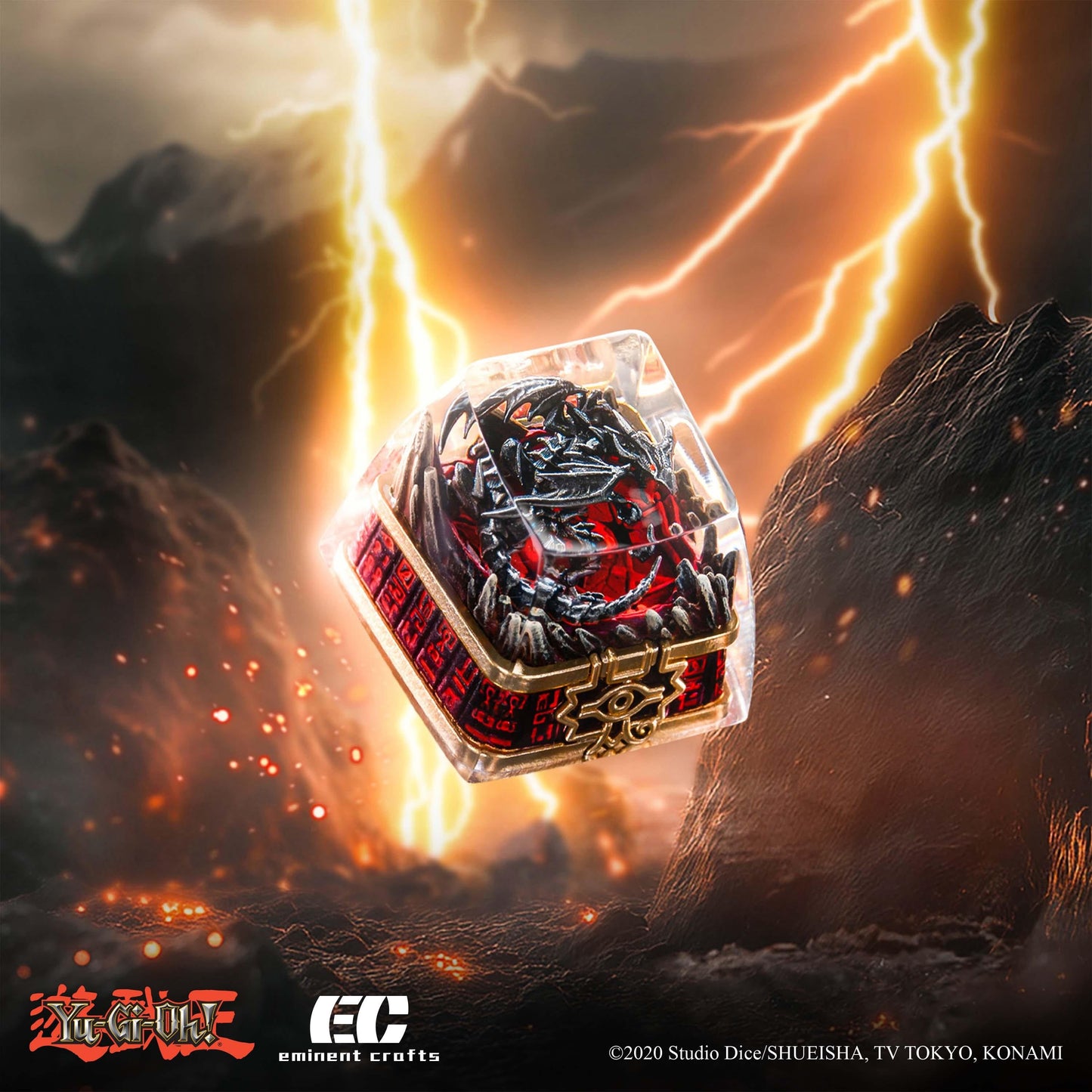【Pre-order】Yu-Gi-Oh! -  Keycap (Resin, Red Eyes Black Dragon)