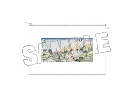【Pre-order】Hokusai Katsushika x Hatsune Miku - Kagamine Rin Pouch (by Rella; Reflection in Lake at Misaka in Kai Province)