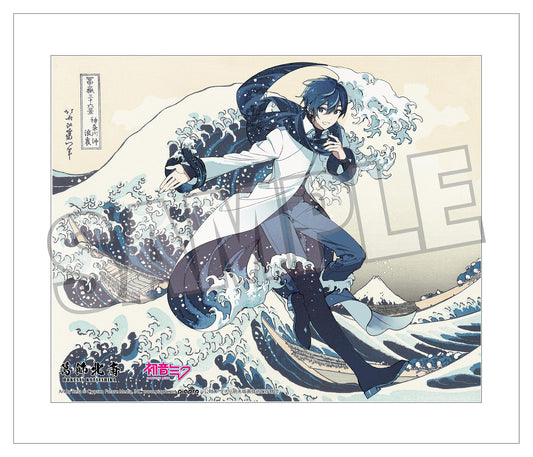 【Pre-order】Hokusai Katsushika x Hatsune Miku - KAITO Canvas Art (by Rella; The Great Wave off Kanagawa)