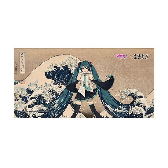 【Pre-order】Hokusai Katsushika x Hatsune Miku by iXima - Hatsune Miku Bath Towel (The Great Wave off Kanagawa,Rerun)