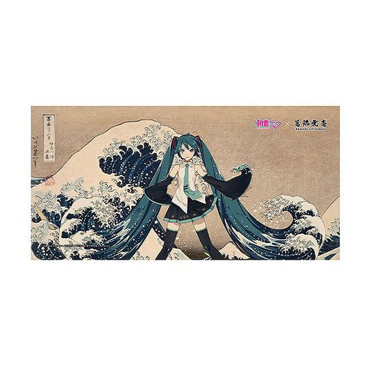 【Pre-order】Hokusai Katsushika x Hatsune Miku by iXima - Hatsune Miku Bath Towel (The Great Wave off Kanagawa,Rerun)