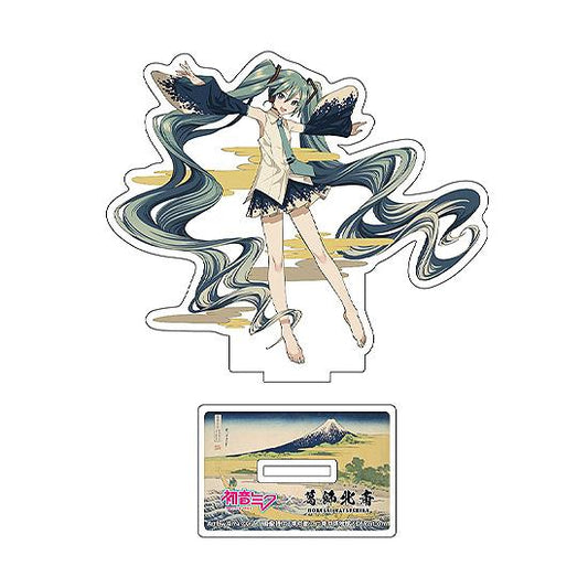 【Pre-order】Hokusai Katsushika x Hatsune Miku - Hatsune Miku Die-Cut Acrylic Stand (by iXima, Ejiri in Suruga Province (Tago Bay), Rerun)