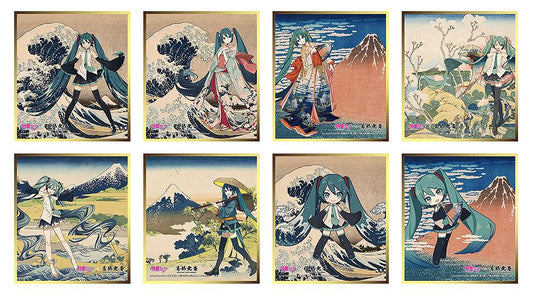 【Pre-order】Hokusai Katsushika x Hatsune Miku - Hatsune Miku Shikishi (Blind Box; by iXima; Rerun)