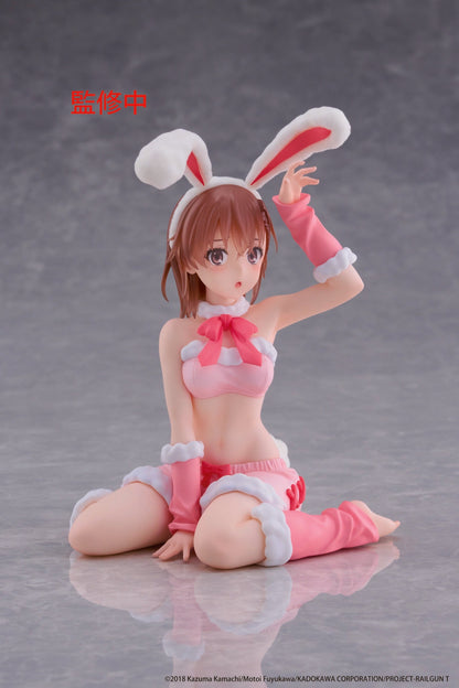 【Pre-order】A Certain Scientific Railgun - Mikoto Misaka MOFLOCK Figure (Fluffy Bunny Ver.)