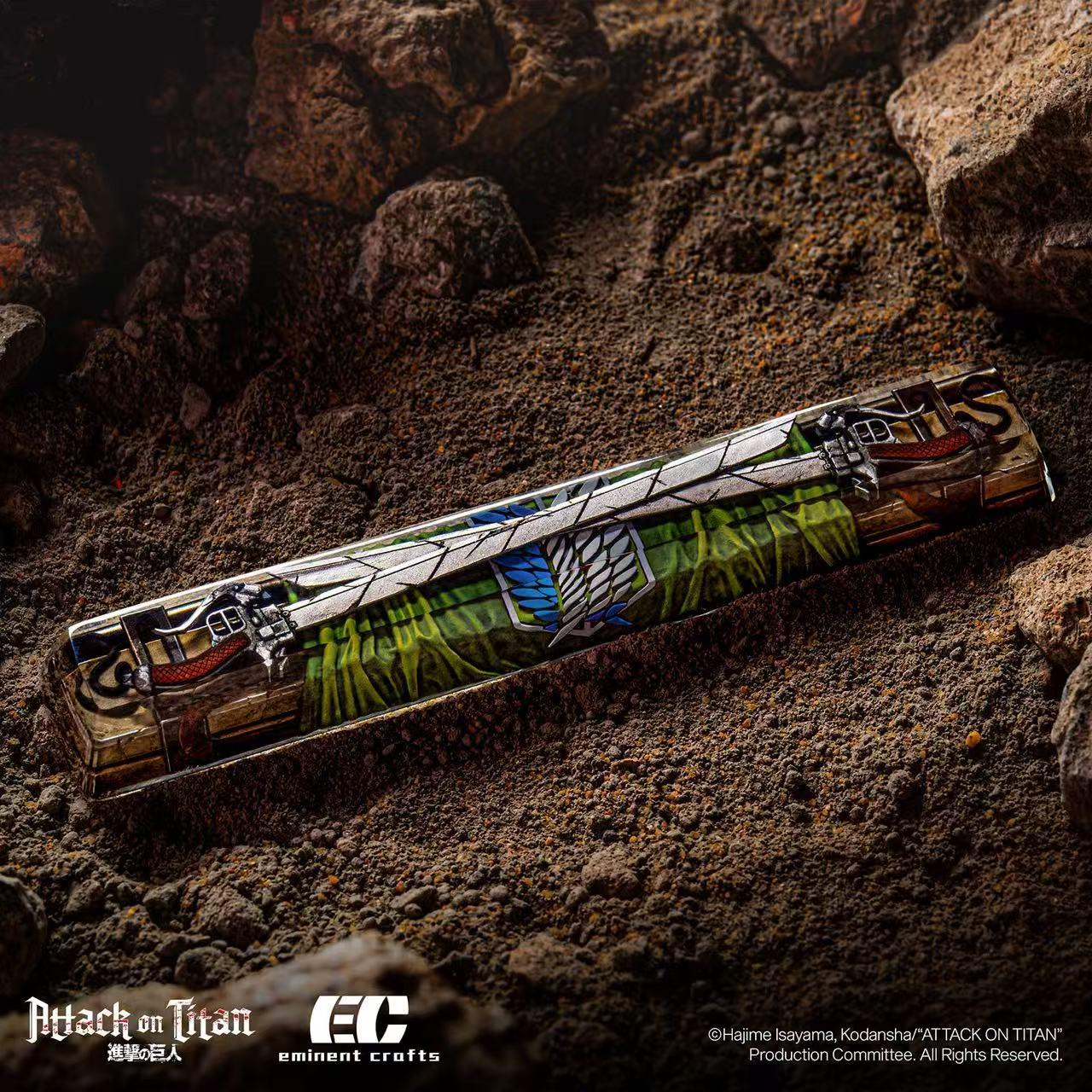 【Pre-order】Attack on Titan -  Keycap (Resin ODM Gear Space Bar)