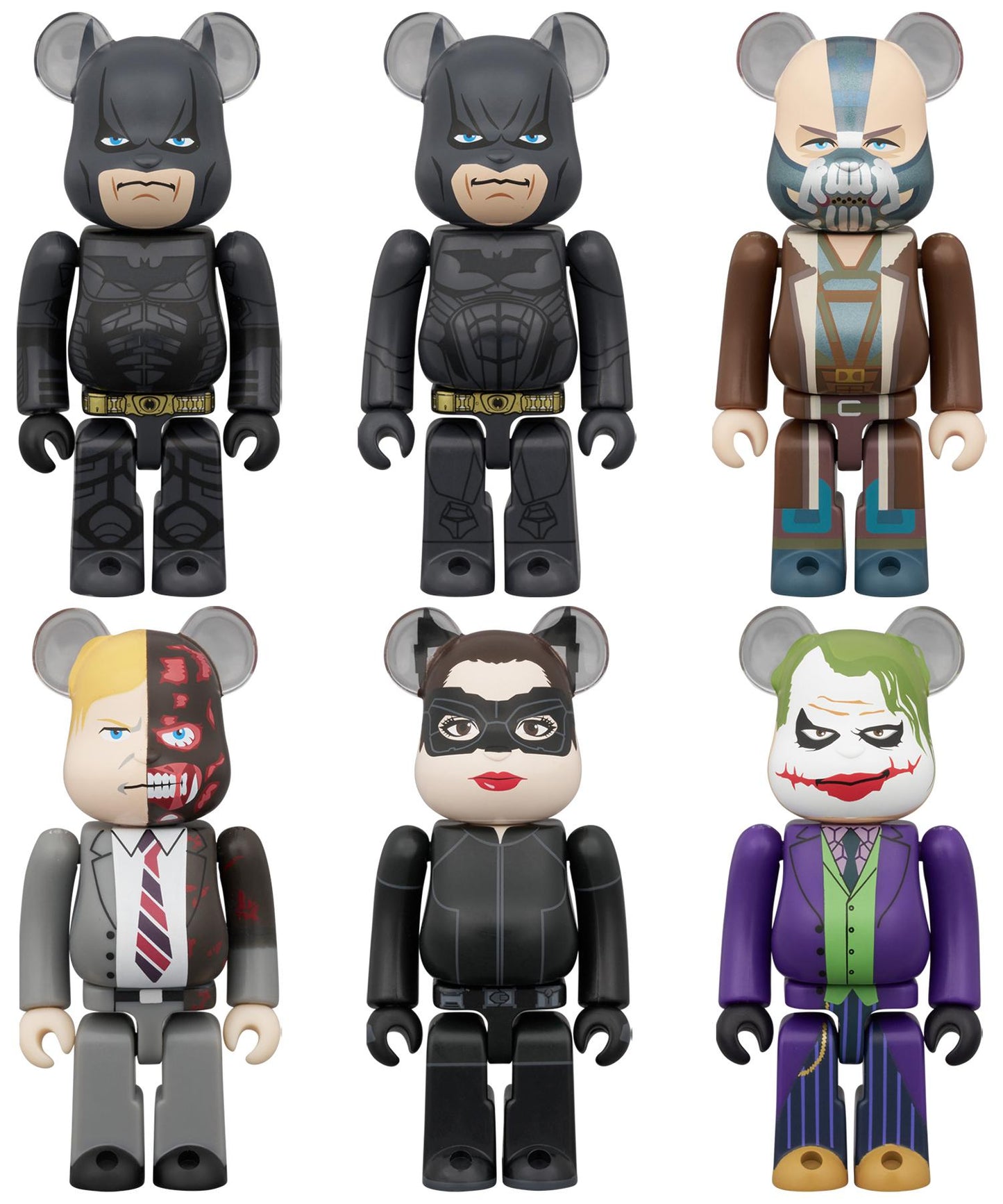 【Pre-order】THE DARK KNIGHT TRILOGY -  BE@RBRICK (Blind Box; CHASE)