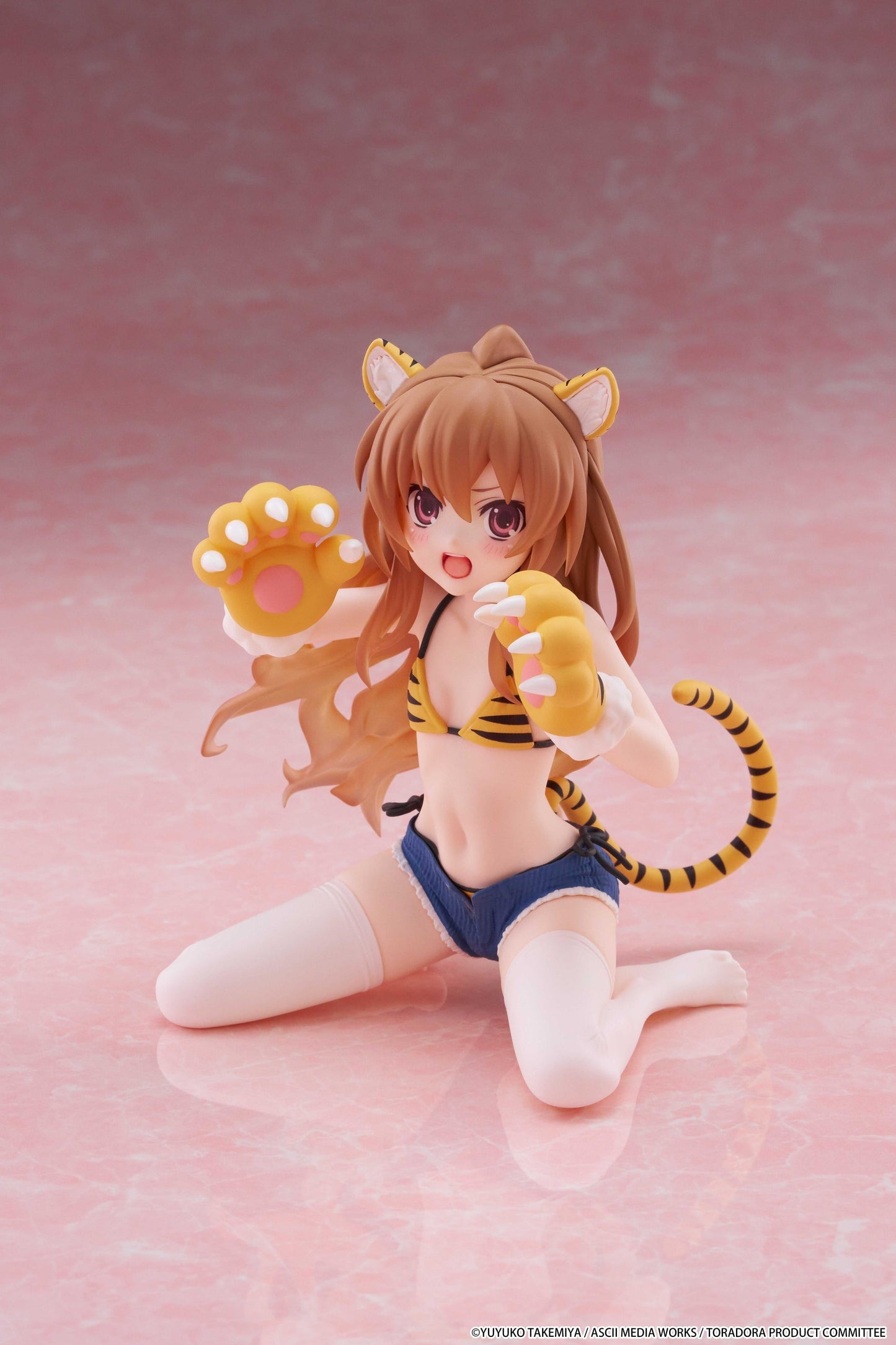 【Pre-order】Toradora! - Taiga Aisaka Desktop Cute Figure (Tiger Costume Swimwear Ver.)