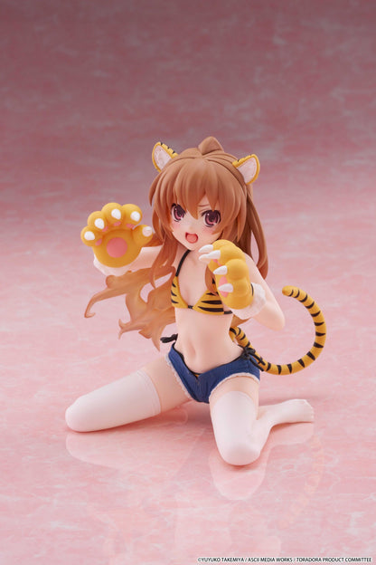 【Pre-order】Toradora! - Taiga Aisaka Desktop Cute Figure (Tiger Costume Swimwear Ver.)