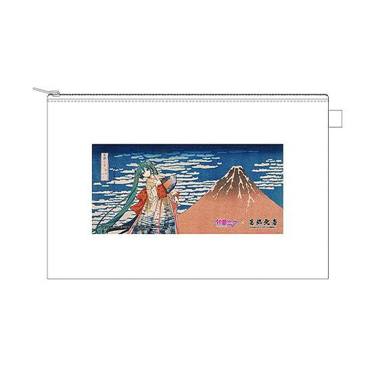 【Pre-order】Hokusai Katsushika x Hatsune Miku - Hatsune Miku Pouch (by iXima; Fine Wind, Clear Morning; Rerun)