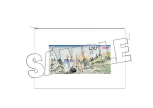 【Pre-order】Hokusai Katsushika x Hatsune Miku - Kagamine Len Pouch (by Rella, Reflection in Lake at Misaka in Kai Province)
