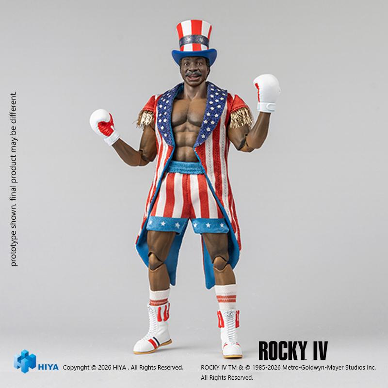 【Pre-order】Rocky IV - Apollo Action Figure (HIYA Exquisite Super Series; 1/12 Scale; 6 Inch)
