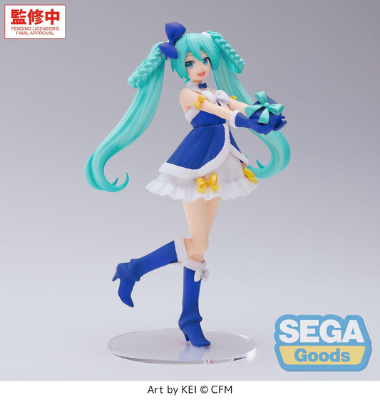 【Pre-order】Hatsune Miku - Hatsune Miku High Premium Figure (Sapphire Christmas Ver.)