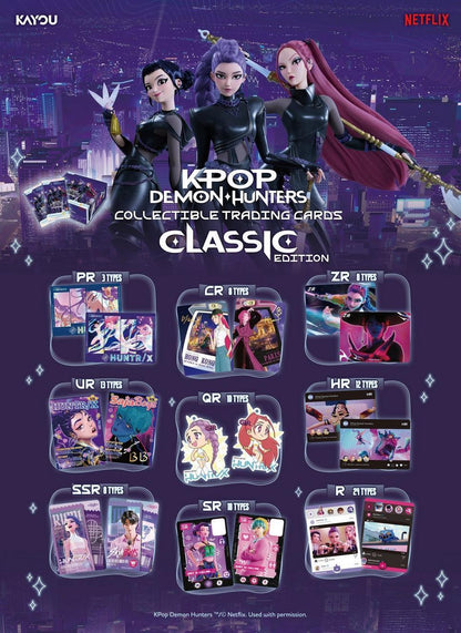 【Pre-order】KPop Demon Hunters -  collectible trading cards (Blind Box; KPOP demon hunter; classic edition 01)