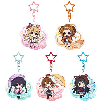 【Pre-order】K-ON! -  Acrylic Keychain (Blind Box; Fluffy Rain Series; Collectible)
