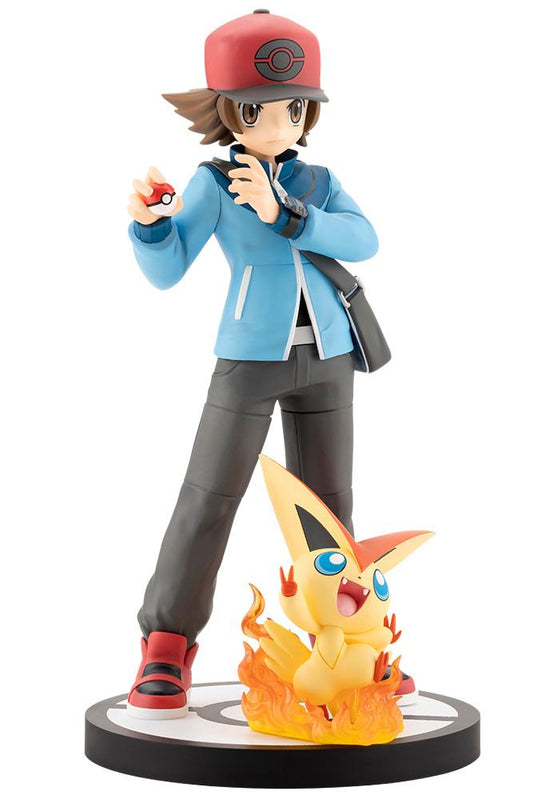 【Pre-order】Pokemon - Hilbert, Victini ARTFX J STATUE