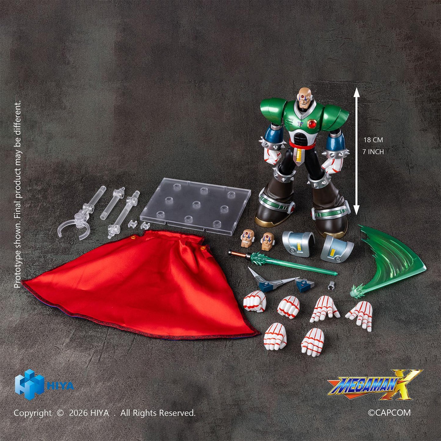 【Pre-order】Mega Man X - Sigma Action Figure (HIYA Exquisite Basic Series; None Scale; 7.1 Inch)